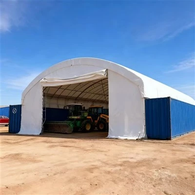 Can a container tent be used for livestock shelter?